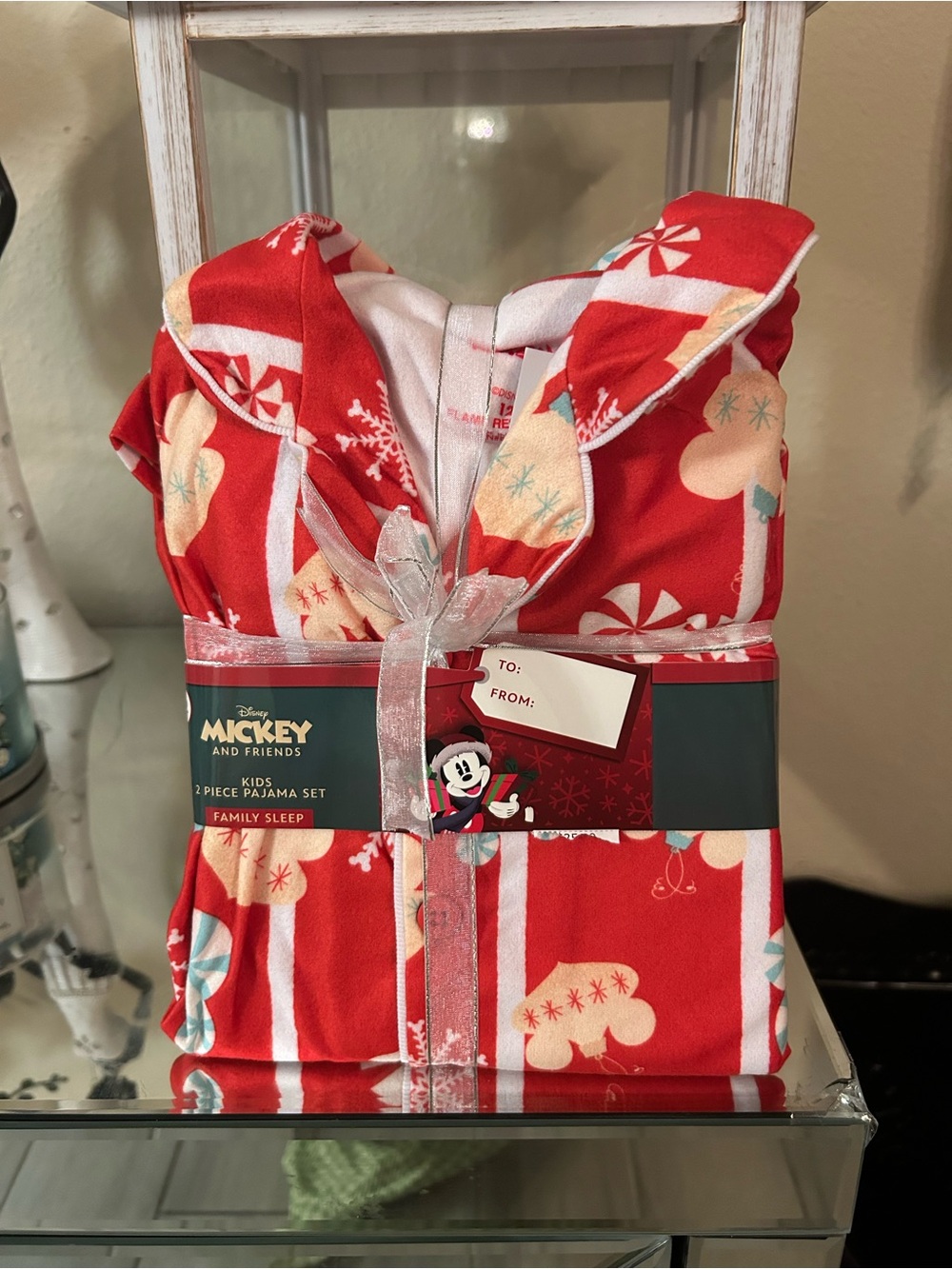 Kids Red Holiday Pajama Set